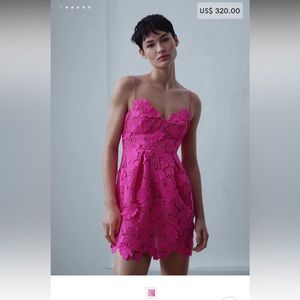 Mango Capsule collection Guipure dress